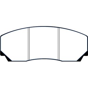 EBC 90-00 Aston Martin Vantage 5.3 (Twin Supercharged)(AP) Yellowstuff Front Brake Pads - DP4002R