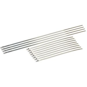 DEI Stainless Steel Locking Tie Eight 8in and Four 14in per pack - 10205