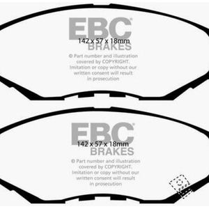 EBC 13-15 Acura ILX 1.5 Hybrid Greenstuff Front Brake Pads - DP21655