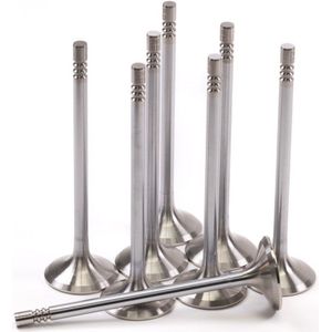 GSC P-D Ford Mustang 5.0L Coyote Gen 3 32mm Head (STD) Chrome Polished Exhaust Valve - Set of 8 - 2161-8