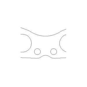 Cometic Nissan SR20DE/T 91-02 Exhaust .030 inch MLS Head Gasket 2.050 inch X 1.580 inch Port - C4200-030