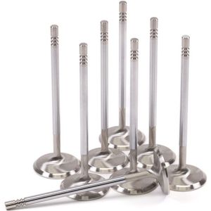 GSC P-D Ford Mustang 5.0L Coyote Gen 3 37.6mm Head (STD) Chrome Polished Intake Valve - Set of 8 - 2162-8