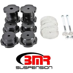 BMR 16-17 6th Gen Camaro Rear Cradle Bushing Kit (Delrin) - Black - BK062