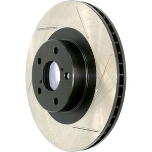 StopTech Power Slot 17-19 Honda Civic Rear Right Slotted Rotor - 126.40101SR