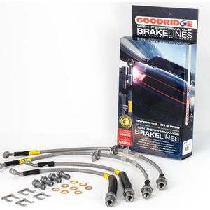 Goodridge 16-20 Chevrolet Camaro ZL1/SS (Models w/Brembo Calipers / Excl 1LE Pkg) SS Brake Line Kit - 12299