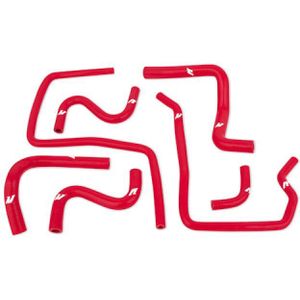 Mishimoto 04-07 Subaru STI / 06-07 WRX Red Silicone Ancillary Hoses - MMHOSE-SUB-ANC4RD