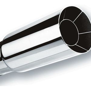Borla Universal Polished Tip Single Round Intercooled (inlet 2 1/4in. Outlet 2 1/2in) - 20103