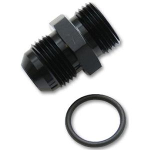 Vibrant -8AN Flare to AN Straight Cut Thread (7/8-14) w/ O-Ring Adapter Fitting - 16832