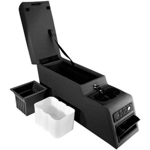 Rugged Ridge Ultimate Locking Console Black Denim 76-95 Jeep CJ&Wrangl - 13102.15