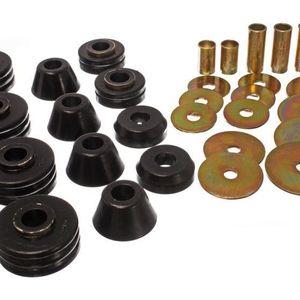 Energy Suspension 73-80 GM 1/2 Ton C-10/C1500 Pick Up 2WD Black Body (Cab) Mount Set - 3.4109G