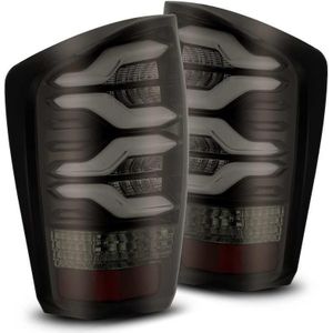 AlphaRex 16-20 Toyota Tacoma PRO-Series LED Tail Lights Jet Black - 680010