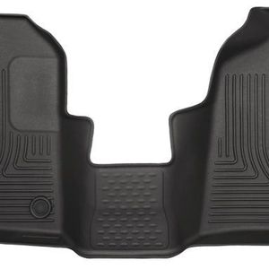 Husky Liners 2015 Ford Transit-150/Transit-250/Transit-350 WeatherBeater Front Black Floor Liners - 18771