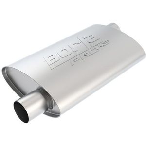Borla Pro-XS 2.25in Tubing 14in x 4in x 9.5in Oval Offset/Offset Muffler - 40351