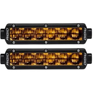 Rigid Industries 6in SR-Series Pro Dot / SAE Fog Lights (Pair) - Selective Yellow - 906704