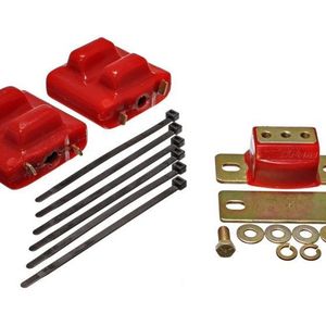 Energy Suspension 87-91 Suburban C10-C30 2WD Red Motor & Transmission Mounts-Zinc Finish - 3.1128R