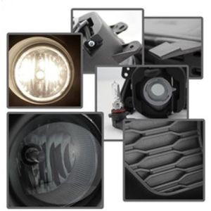 Spyder Dodge Charger 2011-2014 OEM Style Fog Lights W/Switch- Smoke FL-DCH2011-SM - 5080738