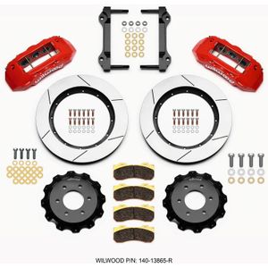 Wilwood TX6R Front Kit 15.50in Red 2010-Up Ford F150 (6 lug) - 140-13865-R