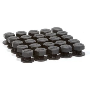 Method Lip Bolt - Matte Black - Street - Kit - BT-BOLT BLACK KIT