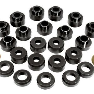 Prothane 97+ Jeep TJ Body Mount Kit - Black - 1-107-BL