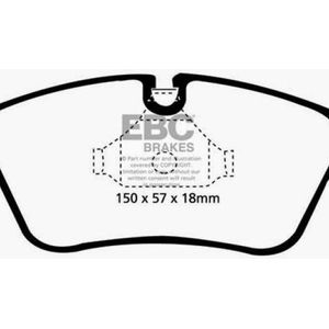EBC 99-02 BMW Z3 2.5 Yellowstuff Front Brake Pads - DP41211R