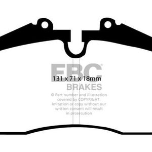 EBC 96-98 Porsche 911 (993) 3.6 Carrera 4S Yellowstuff Rear Brake Pads - DP4767R