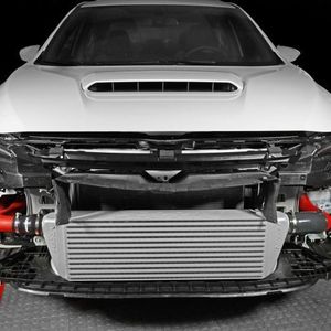 PERRIN 22-23 Subaru WRX Front Mount Intercooler Kit (Red Tubes & Silver Core) - PSP-ITR-441SL/RD