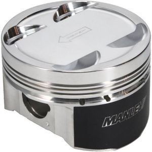 Manley 03-06 Evo 8/9 (7 Bolt 4G63T) 85.5mm +0.5mm Over Bore 8.5:1 Dish Pistons w/ Rings - 606005C-4