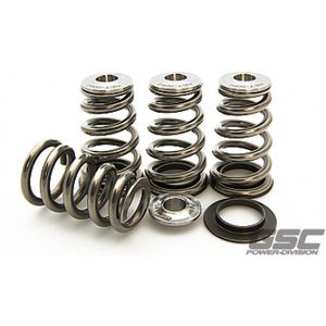 GSC P-D Mitsubishi 4G63T Extreme Pressure Conical Valve Spring and Ti Retainer Kit - 5097