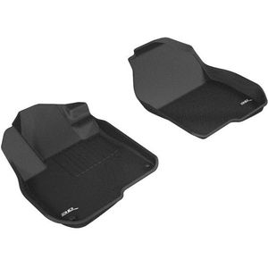 3D MAXpider 2017-2020 Honda CR-V Kagu 1st Row Floormat - Black - L1HD08611509