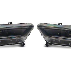 Raxiom 15-17 Ford Mustang 18-20 Mustang GT350 Left Headlight- Blk Housing (Smoked Lens) Box 1 of 2 - 406011-1