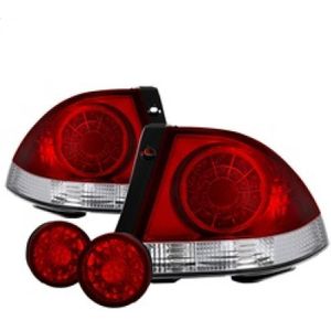 Spyder 01-03 Lexus IS300 LED Tail Lights - Red Clear ALT-YD-LIS300-LED-SET-RC - 5085061