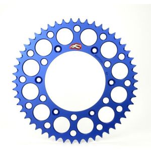 Renthal 2018 Husqvarna FE 250 Rear Grooved Sprocket - Blue 520-49P Teeth - 224U-520-49GPBU