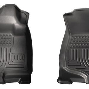 Husky Liners 07-14 Cadillac Escalade ESV/EXT Weatherbeater Black Front Floor Liners - 18201