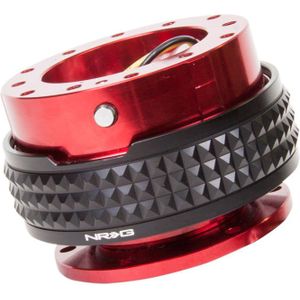 NRG Quick Release Kit - Pyramid Edition - Red Body / Black Pyramid Ring - SRK-210RD/BK