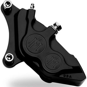 Performance Machine 00-17 HD Caliper 137x4B Left 11.5in - Black Ops - 0053-2919-SMB