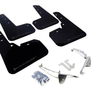 Rally Armor 13-17 Subaru Crosstrek XV Black UR Mud Flap w/Grey Logo - MF26-UR-BLK/GRY