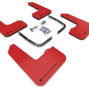 Rally Armor 19-22 Hyundai Veloster N Red UR Mud Flap w/ Black Logo - MF57-UR-RD/BLK