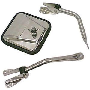 Rugged Ridge 55-86 Jeep CJ Chrome Mirror Head - 11011.01