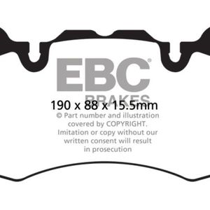 EBC 13+ Land Rover Range Rover 3.0 Supercharged Yellowstuff Front Brake Pads - DP42064R