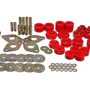 Energy Suspension 00-02 Toyota 4-Runner 2WD/4WD Red Body Mount Bushing Set - 8.4110R