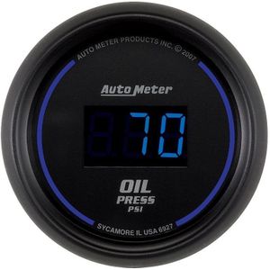 Autometer Cobalt Digital 52.4mm Black 0-100psi Oil Pressure Gauge - 6927
