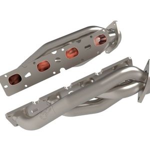 aFe Twisted Steel 11-21 Jeep Grand Cherokee (WK2) 5.7L V8 Headers - Titanium (Ceramic Coated) - 48-38029-T