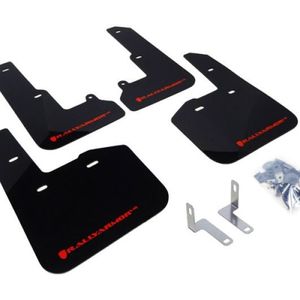 Rally Armor 15-19 Subaru Legacy Black UR Mud Flap w/ Red Logo - MF34-UR-BLK/RD