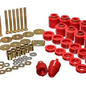 Energy Suspension 1in Body Lift Kit - Red - 2.4108R