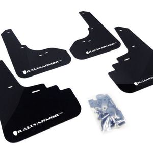 Rally Armor 05-09 Subaru Legacy / Outback Black UR Mud Flap w/White Logo - MF4-UR-BLK/WH