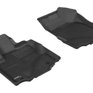3D MAXpider 2006-2014 Honda Ridgeline Kagu 1st Row Floormat - Black - L1HD03911509