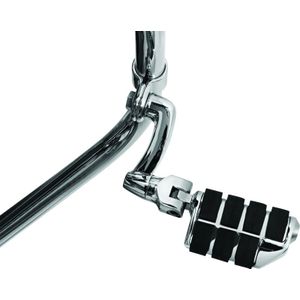 Kuryakyn Longhorn Offset Dually ISO Peg With 1-1/2in Clamp Chrome - 4574