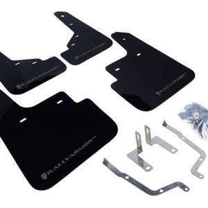 Rally Armor 14-18 Mazda3 Black UR Mud Flap w/Grey Logo - MF31-UR-BLK/GRY