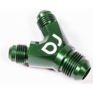 Radium Engineering Dual 6AN to 8AN Y-Adapter Block Fitting - 14-0177