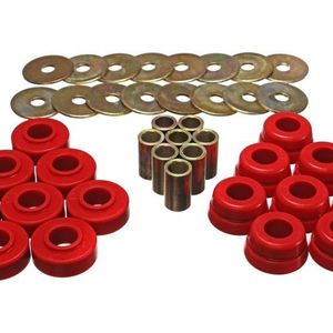 Energy Suspension Gm Body Mount Set W/Hardware - Red - 3.4126R
